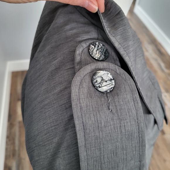 Vintage 80s Designer Irving Posluns Trench Coat - Picture 10 of 15